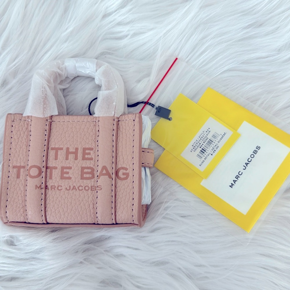 The Nano Tote Bag Charm - Rose